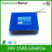 LiFePO4 Battery Pack 15ah Electric Bicycle Battery 24V